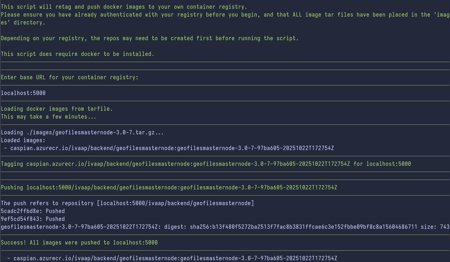 Image retagging script